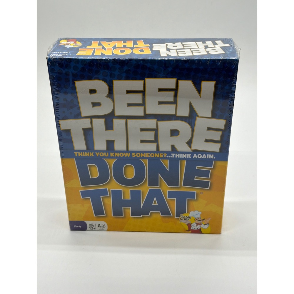 The Game Chef Been There Done That Party Game 800 Scenarios New Sealed 9564